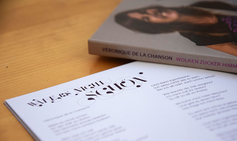 CD Cover Design Véronique de la Chanson