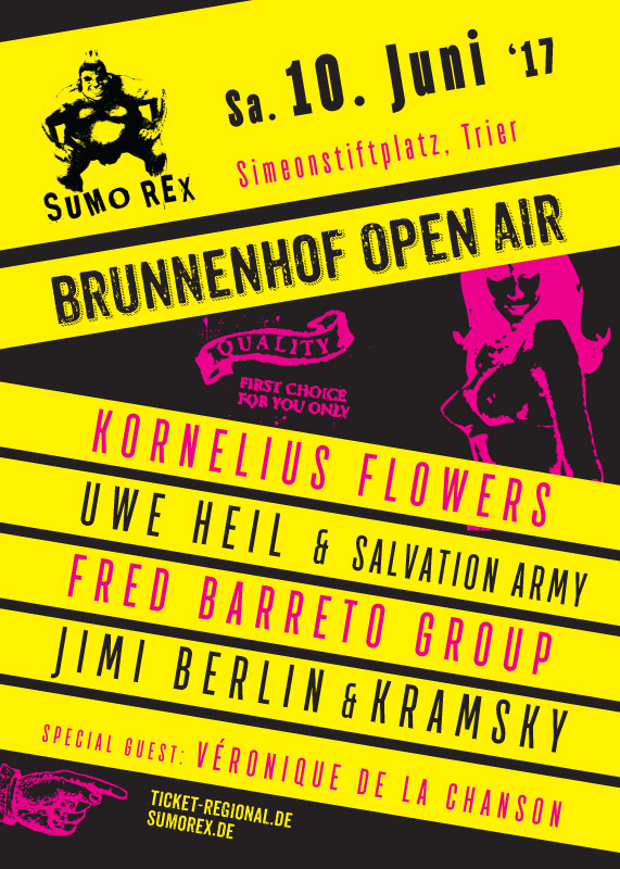 Poster Design Brunnenhof Open Air Trier
